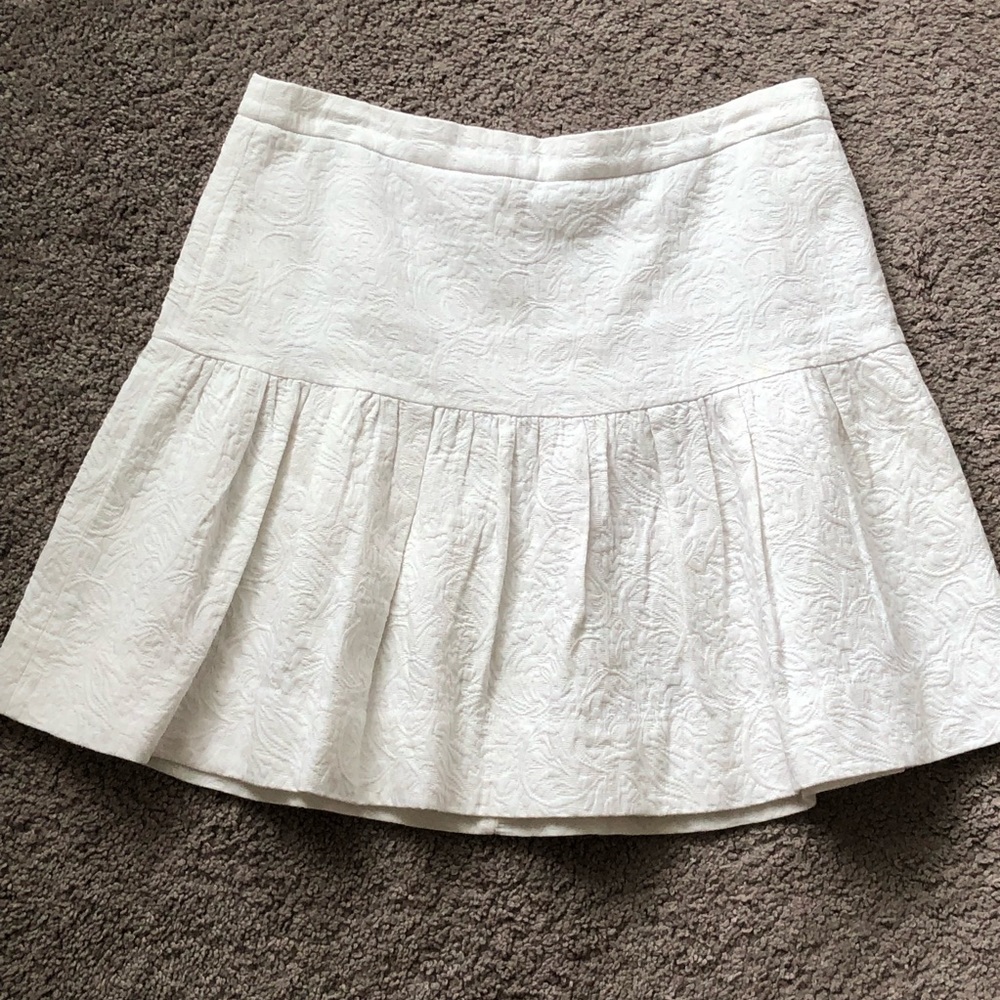 White J Crew Skirt